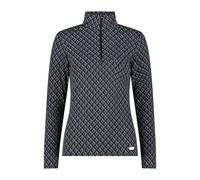 CMP Damen Fleecejacke Woman Printed Sweat 33L0486-31YP 34 Nero-Bianco