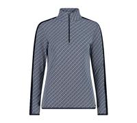 Cmp Printed Sweat 32l0336 Fleece Mit Halbem Reißverschluss 2XS Black Blue
