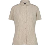 CMP - Women's Shirt with Chest Pocket - Bluse, Gr. 3XL 48, beige (OffWhite/Toffee)