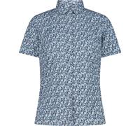CMP - Women's Shortsleeve Shirt with Pattern - Bluse, Gr. S 38, grau (SkyBlue/Space)