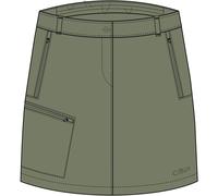 CMP Woman Skirt 2 IN 1 avocado (F805) 34