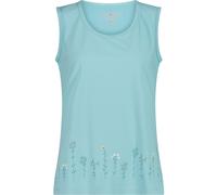 CMP Damen Print Tanktop (Größe XS, tuerkis)
