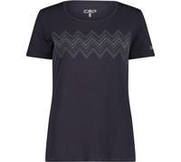 CMP Damen Print T-Shirt (Größe S, schwarz)