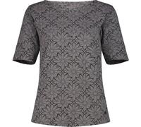CMP - Women's S/S T-Shirt Floral - Funktionsshirt, Gr. S 38, grau (Antracite)