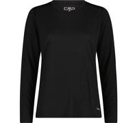 CMP - Women's L/S Jacquard T-Shirt - Funktionsshirt, Gr. XXL 46, schwarz (Antracite)
