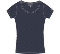 CMP - Women's Jacquard S/S T-Shirt - Funktionsshirt, Gr. XXL 46, schwarz/blau (Antracite)