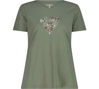 CMP Damen Print T-Shirt (Größe M, oliv)