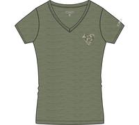 CMP - Women's Light Melange T-Shirt - Funktionsshirt, Gr. 3XL 48, oliv (AvocadoMelange)