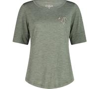 CMP - Women's Light Melange T-Shirt - Funktionsshirt, Gr. 4XL 50, oliv (AvocadoMelange)