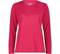CMP - Women's L/S Jacquard T-Shirt - Funktionsshirt, Gr. S 38, rosa (Magenta)