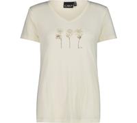CMP - Women's T-Shirt V-Neck - Funktionsshirt, Gr. M 40, beige (Offwhite)