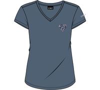 CMP - Women's T-Shirt V-Neck - Funktionsshirt, Gr. XXS 34, grau/blau (Space)