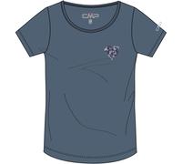 CMP - Women's Bamboo T-Shirt - T-Shirt, Gr. S 38, blau (Space)