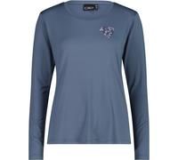 CMP - Women's L/S T-Shirt - Funktionsshirt, Gr. S 38, blau (Space)