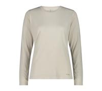 CMP - Women's L/S Jacquard T-Shirt - Funktionsshirt, Gr. XXL 46, beige/grau (Vaniglia)