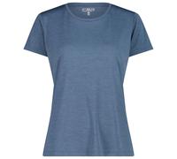 CMP - Women's Jacquard S/S T-Shirt - Funktionsshirt, Gr. XXL 46, blau (Space)
