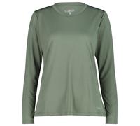 CMP - Women's L/S Jacquard T-Shirt - Funktionsshirt, Gr. 3XL 48, grün/oliv (Avocado)