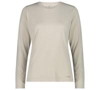 CMP - Women's L/S Jacquard T-Shirt - Funktionsshirt, Gr. L 42, beige/grau (Vaniglia)
