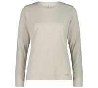 CMP - Women's L/S Jacquard T-Shirt - Funktionsshirt, Gr. M 40, beige/grau (Vaniglia)