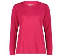CMP - Women's L/S Jacquard T-Shirt - Funktionsshirt, Gr. XL 44, rosa (Magenta)