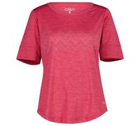 CMP - Women's Light Melange T-Shirt - Funktionsshirt, Gr. 4XL 50, rot/rosa (MagentaMelange)