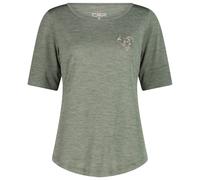 CMP - Women's Light Melange T-Shirt - Funktionsshirt, Gr. S 38, oliv (AvocadoMelange)