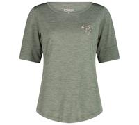 CMP - Women's Light Melange T-Shirt - Funktionsshirt, Gr. XXS 34, oliv (AvocadoMelange)