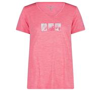 CMP - Women's Light Melange T-Shirt - Funktionsshirt, Gr. XXS 34, rosa (MagentaMelange)
