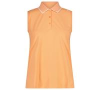 CMP - Women's Polo Sleeveless - Polo-Shirt, Gr. L 42, orange/beige (Salmone)