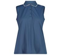 CMP - Women's Polo Sleeveless - Polo-Shirt, Gr. S 38, blau (Space)