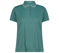 CMP - Women's Polo Stretch Piquet - Polo-Shirt, Gr. 3XL 48, türkis (Agave)