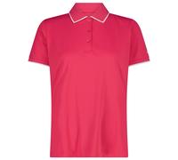 CMP - Women's Polo Stretch Piquet - Polo-Shirt, Gr. XS 36, rosa/rot (Magenta)