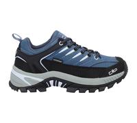 CMP - Women's Rigel 2.0 Low Trekking Shoes WP - Multisportschuhe, Gr. 37, schwarz (Space/SkyBlue)