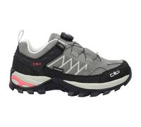 CMP - Women's Rigel Low Fitgo Trekking Shoes WP - Multisportschuhe, Gr. 37, schwarz/grau (Avocado/Pistacchio/Coral)