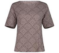CMP - Women's S/S T-Shirt Floral - Funktionsshirt, Gr. L 42, braun (Grafite)