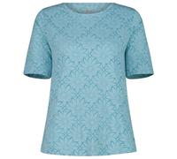 CMP - Women's S/S T-Shirt Floral - Funktionsshirt, Gr. XS 36, türkis (Lagoon)