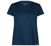 CMP - Women's S/S T-Shirt Round Neck - Funktionsshirt, Gr. S 46, blau (Denim)