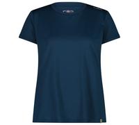 CMP - Women's S/S T-Shirt Round Neck - Funktionsshirt, Gr. XS 36, blau (Denim)