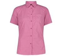 CMP - Women's Shirt with Chest Pocket - Bluse, Gr. L 42, rosa (Festival/Bianco)