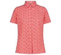 CMP - Women's Shortsleeve Shirt with Pattern - Bluse, Gr. L 42, rot (Coral)