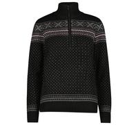 CMP - Women's Sweat Knitted Yarn 7H76505 - Pullover, Gr. XS 36, schwarz (Nero)