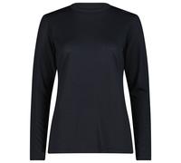 CMP - Women's T-Shirt 36N1926 - Merinolongsleeve, Gr. S 38, schwarz (Antracite)