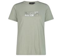CMP - Women's T-Shirt - Funktionsshirt, Gr. L 42, grau (PistacchioMelange)