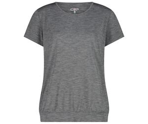 CMP - Women's T-Shirt Round Neck - Funktionsshirt, Gr. XXS 34, grau (AntraciteMelange)