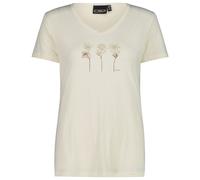 CMP - Women's T-Shirt V-Neck - Funktionsshirt, Gr. S 46, beige (Offwhite)