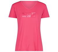 CMP - Women's T-Shirt V-Neck - Funktionsshirt, Gr. XL 44, rosa (PinkFluo)