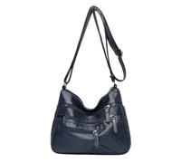 CMZYBBD Handtasche Damen Weiche Leder -umhängetasche Von Frauen - Große Kapazität Crossbody -Tasche Für Pendeln, Arbeit Und Einkaufen-dunkelblau