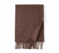 CMZYBBD Schal Unisex Wollschal Für Herbst & Winter - Dicke, Warme Nackenwickel Und Schal, Einfache Eleganz Für Männer Und Frauen-braun-180 * 30 cm