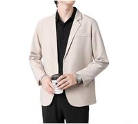 CNANRNANC Elegantes Sakko für Hochzeit Party Festlich | für slim Fit Schnitt, Reverskragen, Ein-Knopf Design, zwei Klappentaschen, Brusttasche innen
