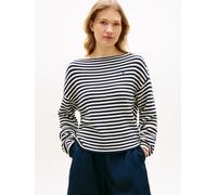 Tommy Hilfiger Damen Pullover aus Baumwolle, marine, Gr. S